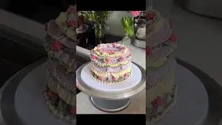 Immersive cake making｜Purple romantic decorated cake#Immersive cake making#Immersive decorating