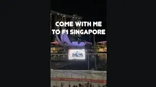 The F1 Singapore night race experience 🏎️ 🏁 🇸🇬