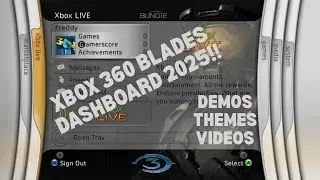 Exploring Xbox 360 blades dashboard for the first time!!!  I'm impressed