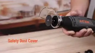 Katerk Professional Rotary Tool  delivers up to 35,000 RPM and comes with 155 accessories