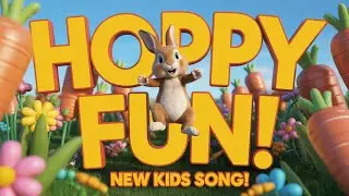 Bunny Kids Song Hop Hop | Funny Rabbit Nursery Rhymes and Cute Bunny Dance for Toddlers