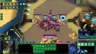 sc2 PvZ immortal all in