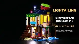 Lightailing Light Kit For Lego Surfer Beach House 31118