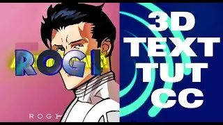 NEW 3D TEXT CAPCUT EDIT TUTORIAL [ NO PRO NEEDED ]