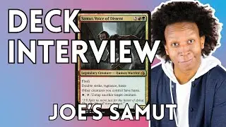 Joe Johnson's Samut, Voice of Dissent | MTG Commander Deck Interview | The Faerie Conclave 109