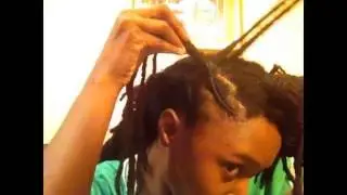 Dreadlocks Petal Mohawk Tutorial (Natural Hair)