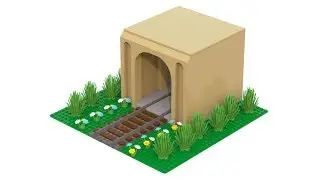 Lego Tunnel MOC For Trains !!!