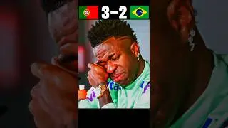 Portugal vs Brazil 🇵🇹🇧🇷 | Epic Match Ends in Neymar Injury 😱🔥
