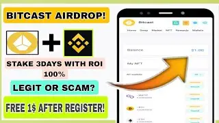BITCAST BIZ | FREE 1000 BTS TOKEN WORTH OF 1$! | WITHDRAWBLE?