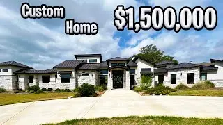 Tour this Beautiful Custom Luxury Home in New Braunfels, Tx!! 4BD 3BA 3,385 SF #newbraunfels #texas