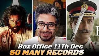Animal Day 11 Collection Vs Jawan Vs Gadar 2, Sam Bahadur Day 11 collection, Wonka, Hi Nanna Day 5
