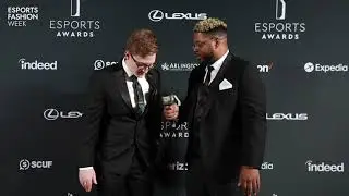 Seth Abner rocks OpTic green @Esports Awards | Esports Fashion Week Live Coverage