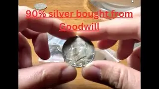 90% Silver Coins bought from Goodwill...what else was in the bag?