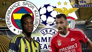 FENERBAH&Ccedil;E SK VS SL BENFICA 🔴NARRACI&Oacute;N EN DIRECTO🔴 IDA PLAYOFFS | UEFA CHAMPIONS LEAGUE 2025/26