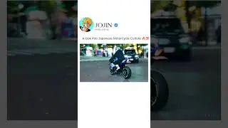 A look into Japanese Motorcycle Culture..🔥💯 #bike #japan #modified #anime #shorts