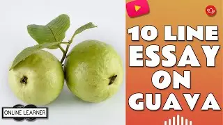 10 Lines Essay on Guava in English | Guava essay | 10 simple lines on Guava | Guava | Online Learner