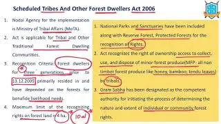 What is Scheduled Tribes and Other Forest Dwellers Act 2006 ? || FRA అంటే ఏమిటి? || La Excellence