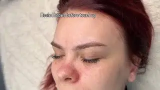 Permanent brows touch up