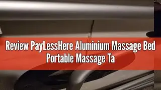 Review PayLessHere Aluminium Massage Bed Portable Massage Table 24 inche Wide Lash Bed 2 Folding Hei