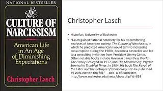 Christopher Lasch: The Revolt of the Elites (1)