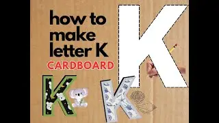 How to Make a Large Cardboard Alphabet Letter A | DIY Home Decor & Event Ideas | Birthday Decoration