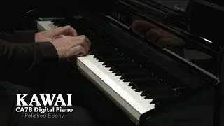 Kawai CA78 Digital Piano, Polished Ebony | Gear4music demo