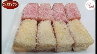Coconut Cake ( Lamigton ) recipe by Cake n Co