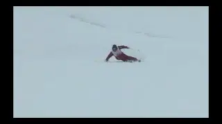 Reilly McGlashan -  Long turn SKI CARVING rhythm change, Hokkaido Technical Ski Championships 2016