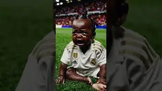 Baby Vini Jr Crying After Real Madrid Losing Against Arsenal
