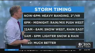 New York Weather: Heavy Snowfall Hits Monday Afternoon