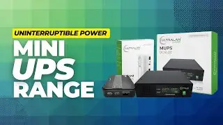 UltraLAN Mini UPS Range, setup scenarios and connecting instructions.