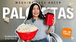 [PASO A PASO]  Cómo USAR tu MAQUINA para PALOMITAS caseras🍿| Fanny Mis |  #unboxing #tutorialvideo