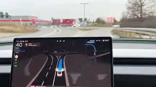 Zero Intervention FSD on German Autobahns!!!