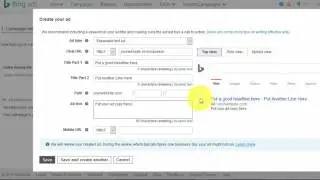 Bing Ads Expanded Text Ad Setup Tutorial