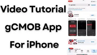 Как настроить приложение gCMOB для iPhone и монитора?