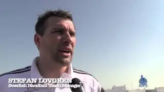 Handball star Stefan Lovgren: 