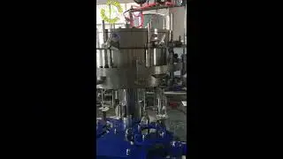 isobaric crown capping system for glass bottles, pressure-equalized glass bottle filling with crown