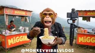 Monkey Viral vlogs to Saputara|fun|#aicomedy #monkeyai #aigenerated #laughwithai #comedyvlog