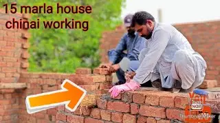 15 marla house chinai working)) //Daily construction👷🚜