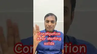Constipation after starting solids #drsagul #newbornbaby #newborncare #startingsolids g