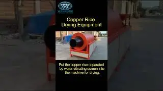 The Dryer Machine for Cable and Wire Recycling Machine Cable Separator Line