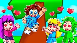 BÜTÜN KIZLARI ETKİLEMEK İÇİN TIRMANIP BRAİNROT HAYVANLARI KURTARDIM 😱 Roblox