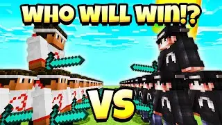 HooperDoe Vs Darkomode (DO NOT CHOOSE THE WRONG TEAM) - Minecraft Mob Battle