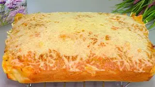 Домашний заливной пирог 