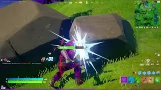 *NEW* HELMET PURPLE RUNE J.B. CHIMPANSKI SKIN IN FORTNITE + A VICTORY ROYALE WIN! (DUO)