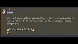 Void Champion Scam