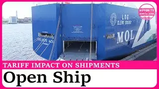 Japanese shipping company opens carrier for viewing ahead of US tariff decision