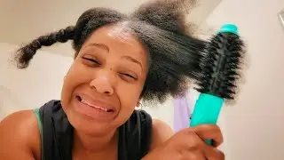 The REAL Struggles of Doing My Own 4C Hair at Home