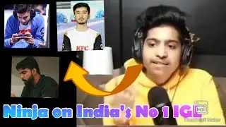TSM NINJA Reply On India's Best  IGL🇮🇳😱I