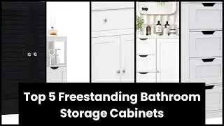 【Bathroom storage cabinet freestanding】Top 5 Freestanding Bathroom Storage Cabinets 1️⃣
